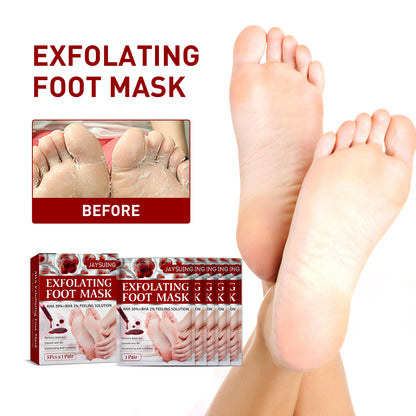 Jaysuing Exfolating Foot Mask, Tender Skin To Moist Calluses To Exfoliate Dead Skin Hydrating Foot Care