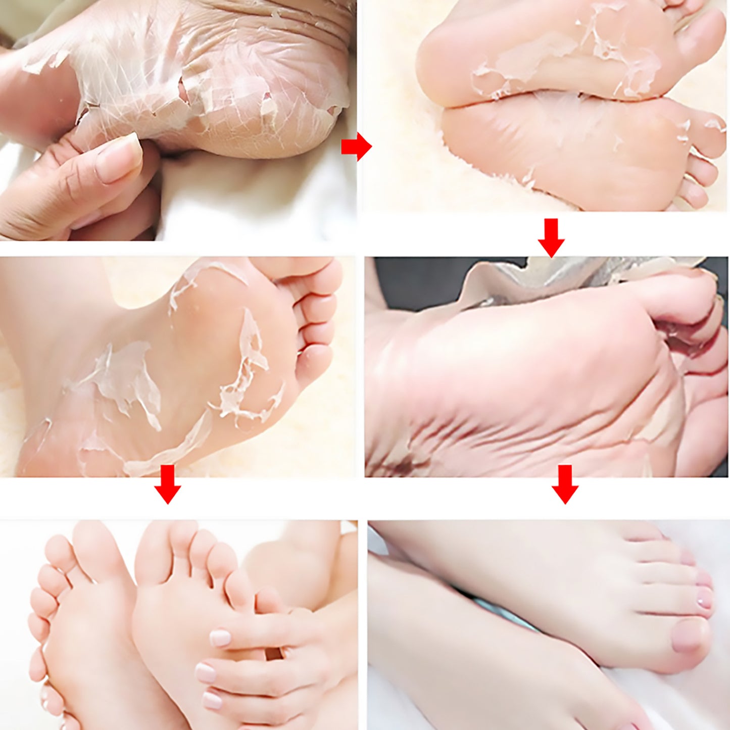 Jaysuing Exfolating Foot Mask, Tender Skin To Moist Calluses To Exfoliate Dead Skin Hydrating Foot Care