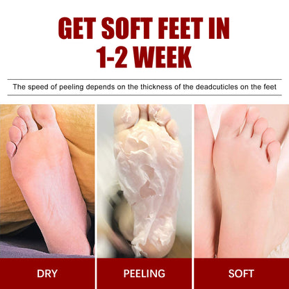 Jaysuing Exfolating Foot Mask, Tender Skin To Moist Calluses To Exfoliate Dead Skin Hydrating Foot Care