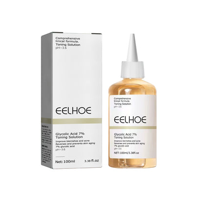 EELHOE Glycolic Acid 7% Toner, Remove Acne Lighten Acne Repair Acne Mark Moisturize Skin Toner