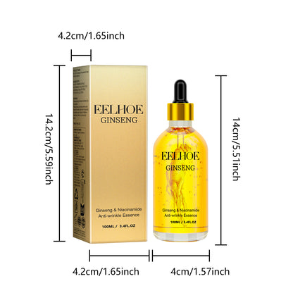 EELHOE Ginseng Face Essence Moisturizes And Hydrates Soft, Hydrating And Easy To Absorb Refreshing Face Moisturizing Essence